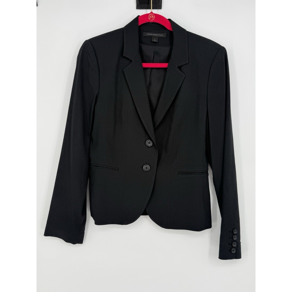 Express Design Studio Women's Black Dress Blazer Size 8
